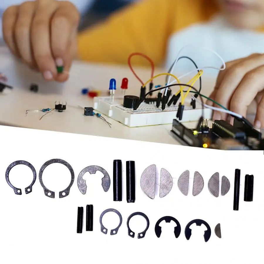 Стальной штифт 450 шт полукруглый пружинный зажим E Clip набор для многоцелевого