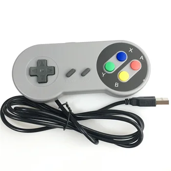 

1 pcs USB Game Pads Classic Wired Famicom Controller For Super Nintendo SNES PC MAC PSP Operating Systems Games Phone Accessory