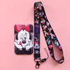 Disney Mickey Mouse ID Card Case Neck Strap Women's Business Employee Case Badge Holder Student Lanyard Name Card Cover 6