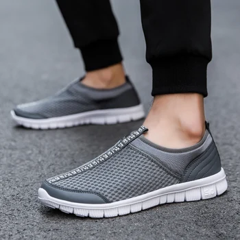 

Men Sandals Summer Mesh Shoe Sneakers For Men Shoes Breathable Male Casual Shoes Slip-On Mens Shoes Loafers Casual Walking Shoes