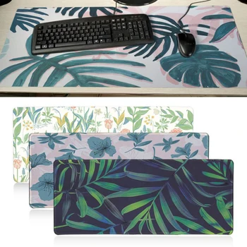 

watercolor Floral Backgrounds Office Mice Gamer gaming mouse pad xl Speed Keyboard Mouse mat Laptop PC notebook desk pad