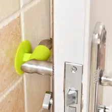 Soft Silicone Anti-Collision Door Protective Pad Suction Cup Type Cabinet Door Handle Lock Silencer Fender