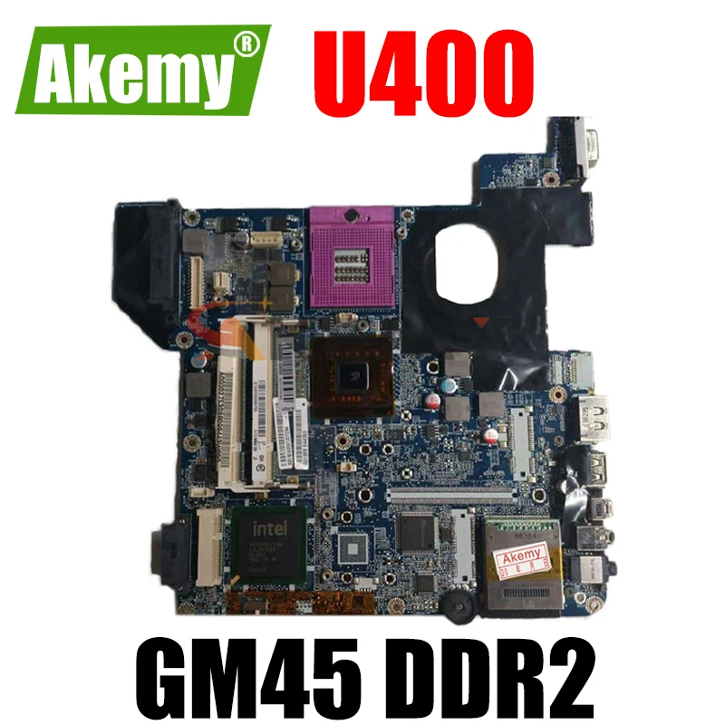 Материнская плата AKEMY A000060050 DATE1MMB8E0 для ноутбука Toshiba Satellite U400 материнская GM45 DDR2 со