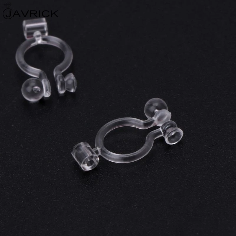 20Pcs Invisible Clip-on Earring Converters for Non Pierced Ears Jewelry Findings ear clip earrings clip earrings ear clip