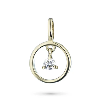 

Pendant made of yellow gold with diamond e0301pd05170900