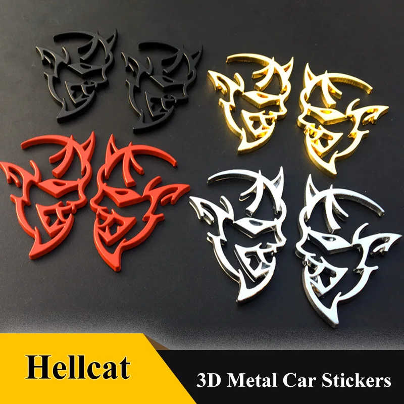 1 шт. Металлическая Эмблема Hellcat Автомобильная наклейка s Front значок на крыло