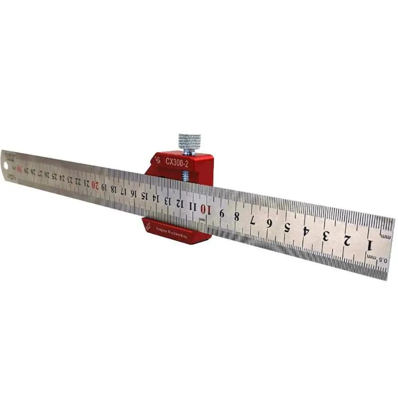 

Carpenter Ruler Aluminum Alloy and Steel Square Height Angle Measuring Tool Carpenter Scriber