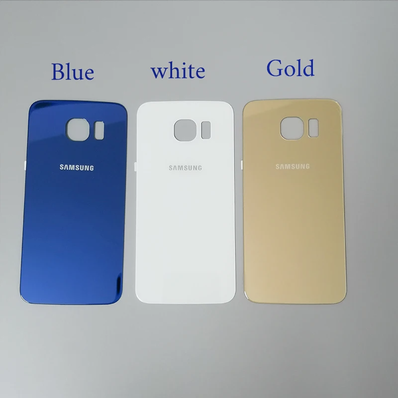 Задняя 3D стеклянная крышка батарейного отсека Samsung Galaxy S6 Сменный Чехол для SAMSUNG