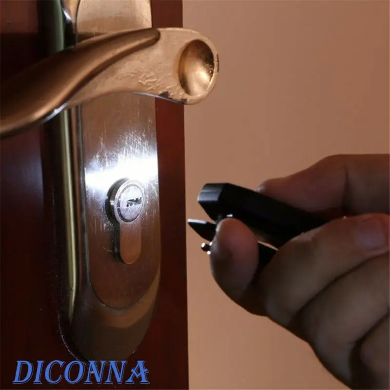 Multifunctional Key Chain Defense Flashlight Stick Key Foldable Keychain Organizer With LED Lights Bottle Opener Key Chain