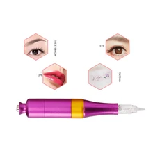 1 Набор новейшая Татуировка Вращающаяся ручка Профессиональный постоянный макияж машина набор инструментов для перманентного макияжа лайнер татуировки студия поставки машинка для бровей