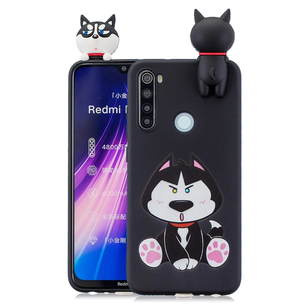 Redmi 8 8A Xiaomi Redmi Note 8T чехол 3D Kawaii панда Единорог силиконовый мягкий чехол для Funda Xiaomi Redmi Note 8 Pro Чехол для женщин - Цвет: 3