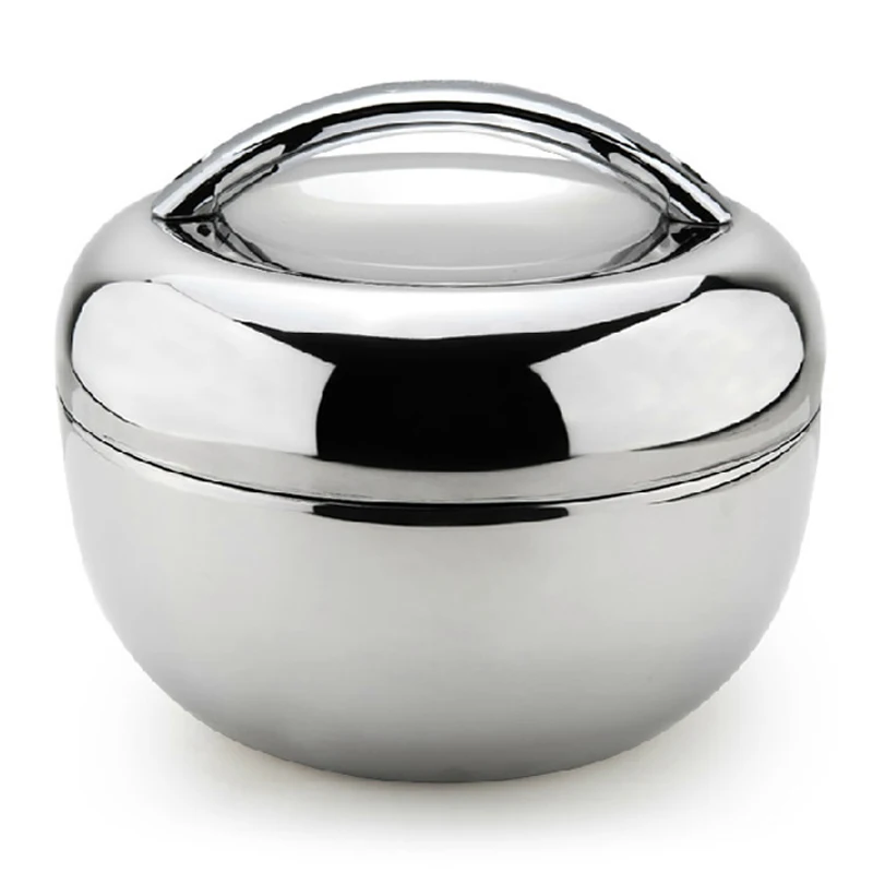 0.8- 1.3L Portable Apple Shape Vacuum Insulation Stainless Steel Bento Box For Office Student Thermal Lunch Box Food Container