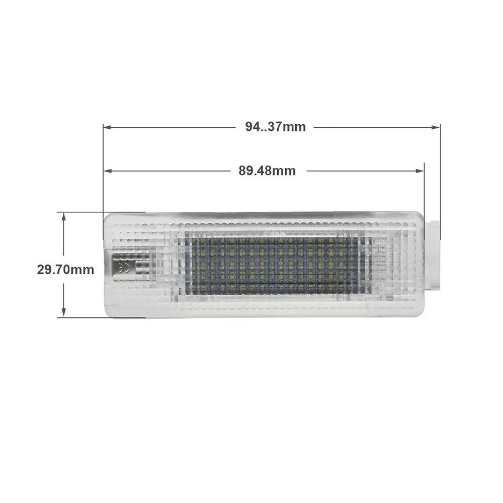 18SMD белый светодиодный светильник для багажника Volkswagen VW Eos Golf GTI MK5 MK6 MK7 Scirocco Sharan
