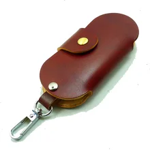 Маленький и изысканный чехол для ключей кожаный Органайзер для ключей на талии держатель для ключей из воловьей кожи чехол для ключей для мужчин и женщин 1801