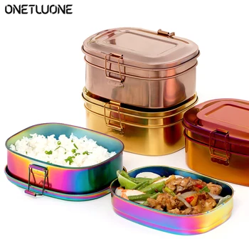 

2-Layer Bento Lunch Box 1500ml Stainless Steel Bento Box Food Container For Adults and students