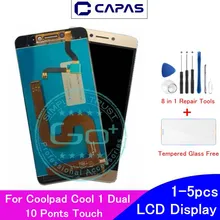 Original For Coolpad Cool 1 Dual LCD Display 10 Touch Screen For Coolpad Cool 1 C106 R116 C103 LCD Screen Digitizer Replacement