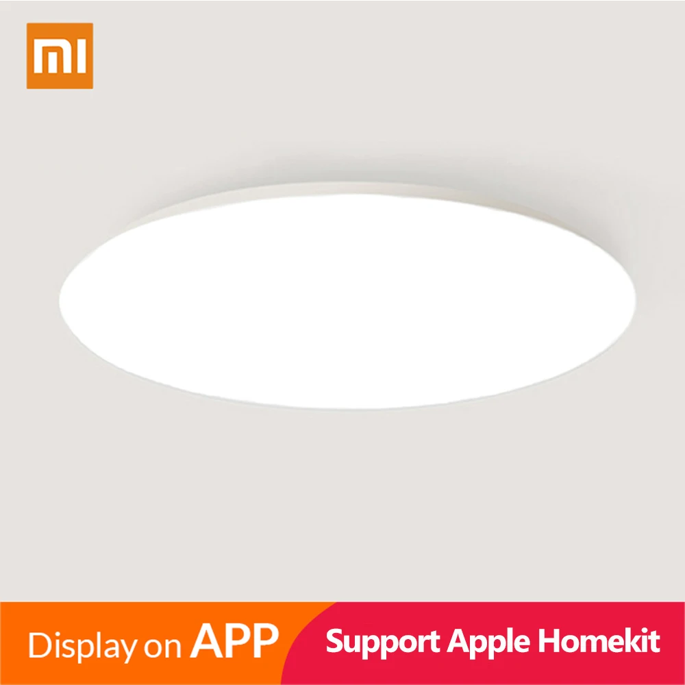 Потолочный светодиодный светильник Xiaomi mijia Yeelight 480 мм 32 Вт работает с приложением