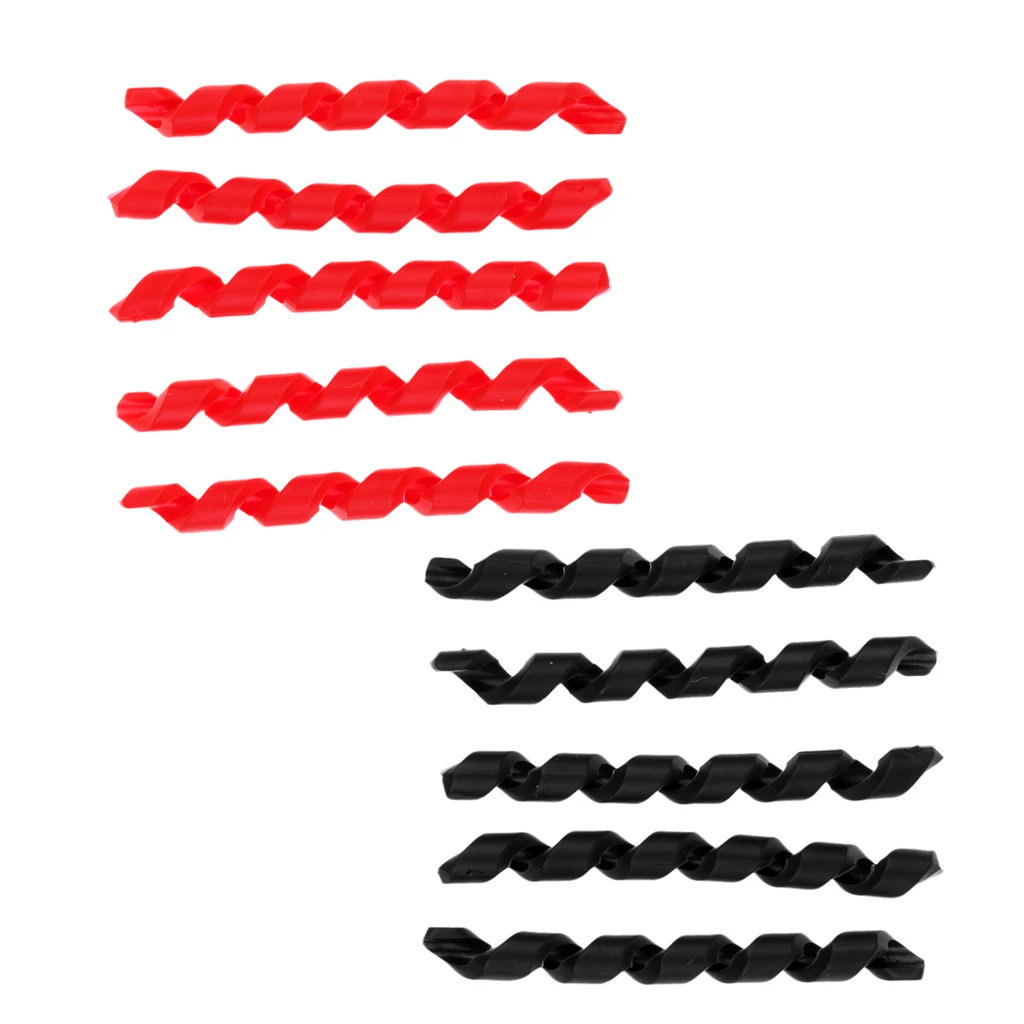 10 Pieces Bicycle Brake Cable Housing Protector Bike Cable Spiral Sleeves