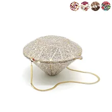 Роскошные клатчи женские вечерние большие бриллианты сумка Роскошные хрустальные кошельки расшитая кристаллами Сумочка-клатч Свадебная вечеринка маленькие кошельки