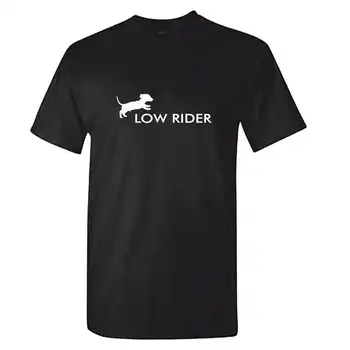 

Unisex Low Rider Dachshund Tshirt - Funny Sausage Dog Wiener Gift Clothing