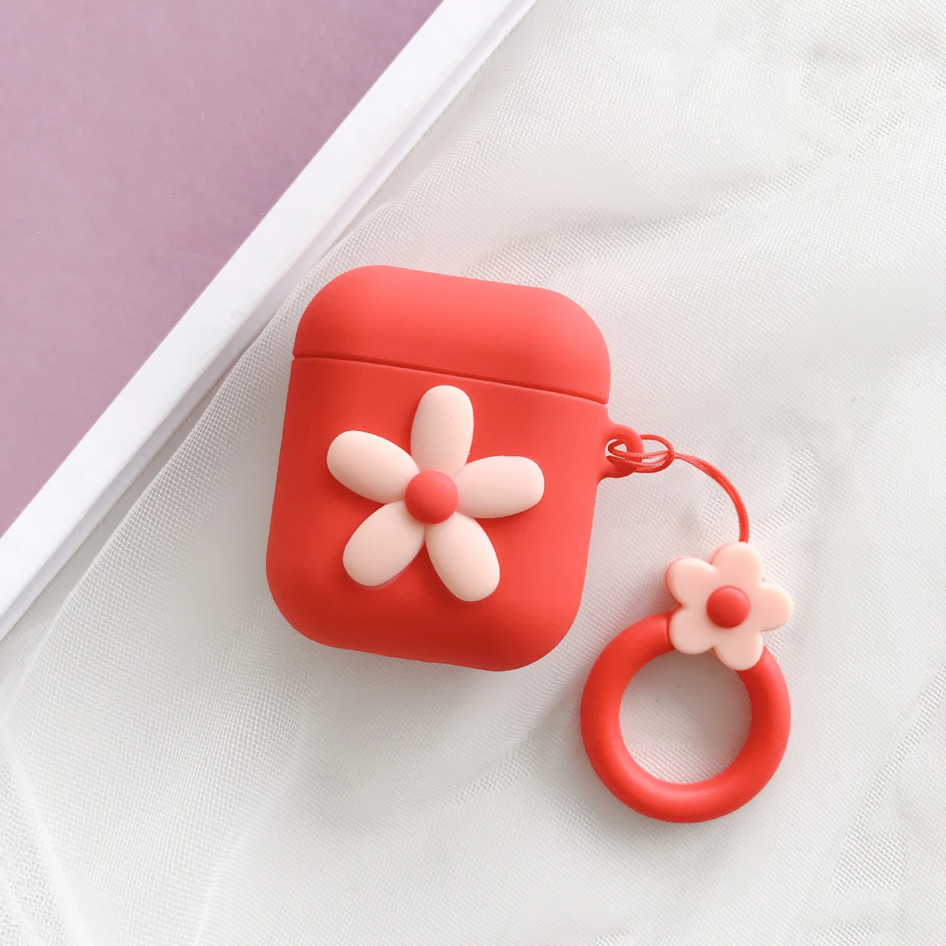 Чехол для AirPods Flower Fashion Ins style Милая коробка сладостей Apple Airpods 2 защитный чехол
