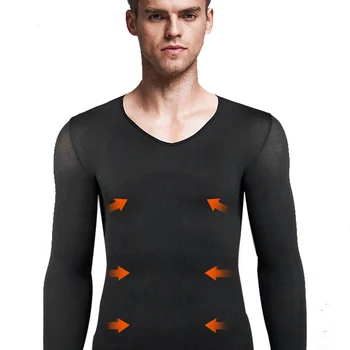 

Gynecomastia Shapers For Men Corset Boobs Control Belly Trimmer Abdomen Fat Reducer Slimming Belts Man Posture T-shirt Shapewear