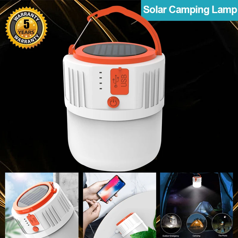 Portable Solar Emergency Charging Lamp Light Solar with Emergency Mobile Charger Light Solar Lanterns USB Rechargeable Outdoor outdoor fence lights