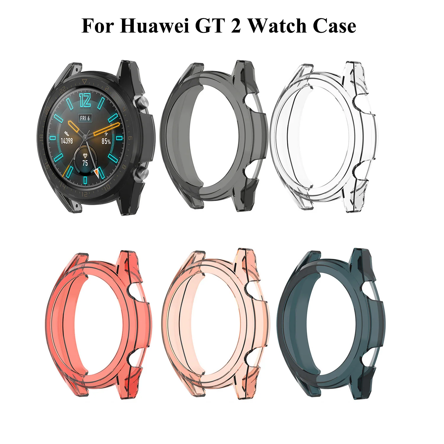 Защитный чехол для Huawei GT 2 рамка часов GT2 42 мм 46 бампер аксессуары умных защитный