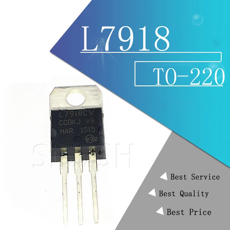 10 шт./лот 7918 L7918 L7918CV TO220 18В/1.5A Трехконтактный регулятор новый оригинальный |