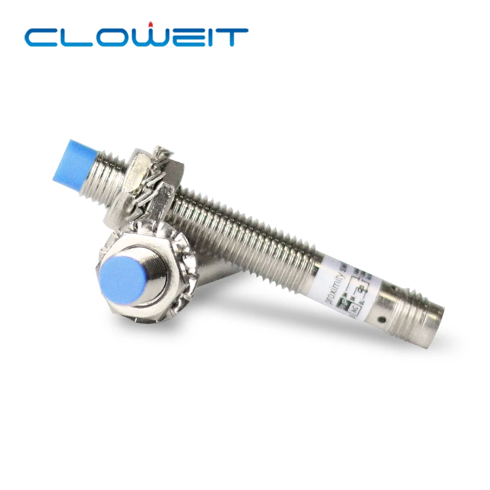 Cloweit IP65 M8 Inductance Proximity Sensor NPN PNP DC10-30V 3pin Connector Cylindrical Metal Approach Switch LJ8A3 Series | Обустройство
