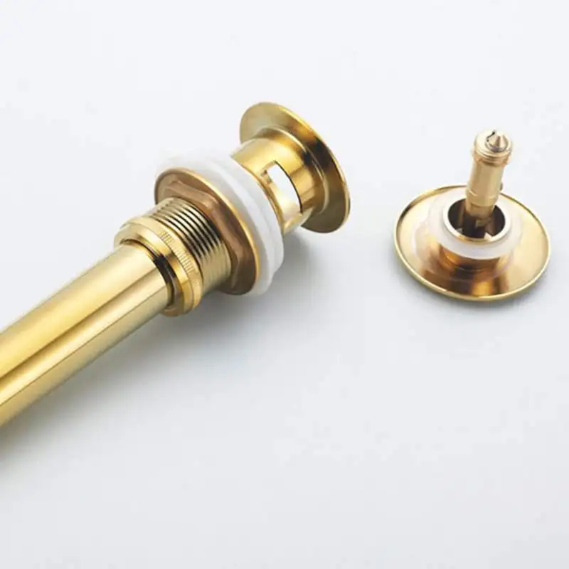 Bathroom Basin Sink Pop Up Drain Brass with& without Overflow Sink Waste Drainer