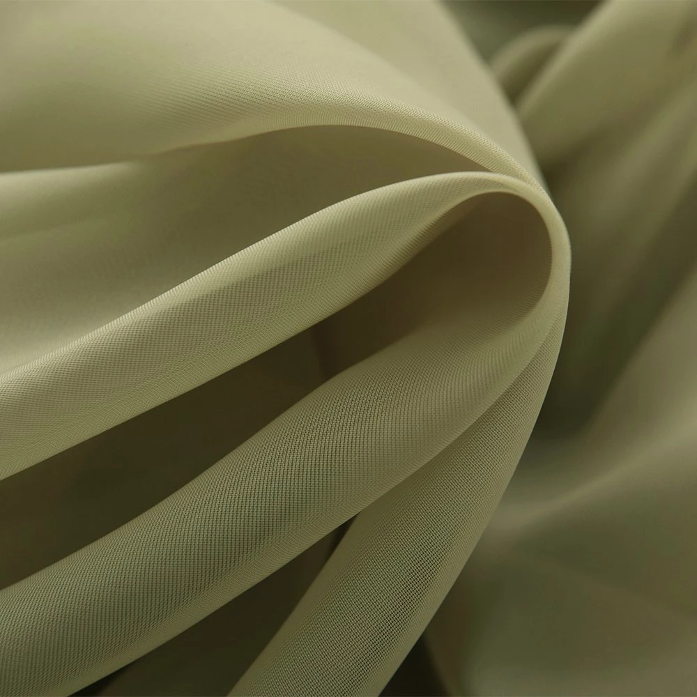 1 панель Вуаль шарф прозрачная занавеска Премиум обработки окон твердая драпировка украшение дома белый подзор для гостиной - Цвет: Sage Green