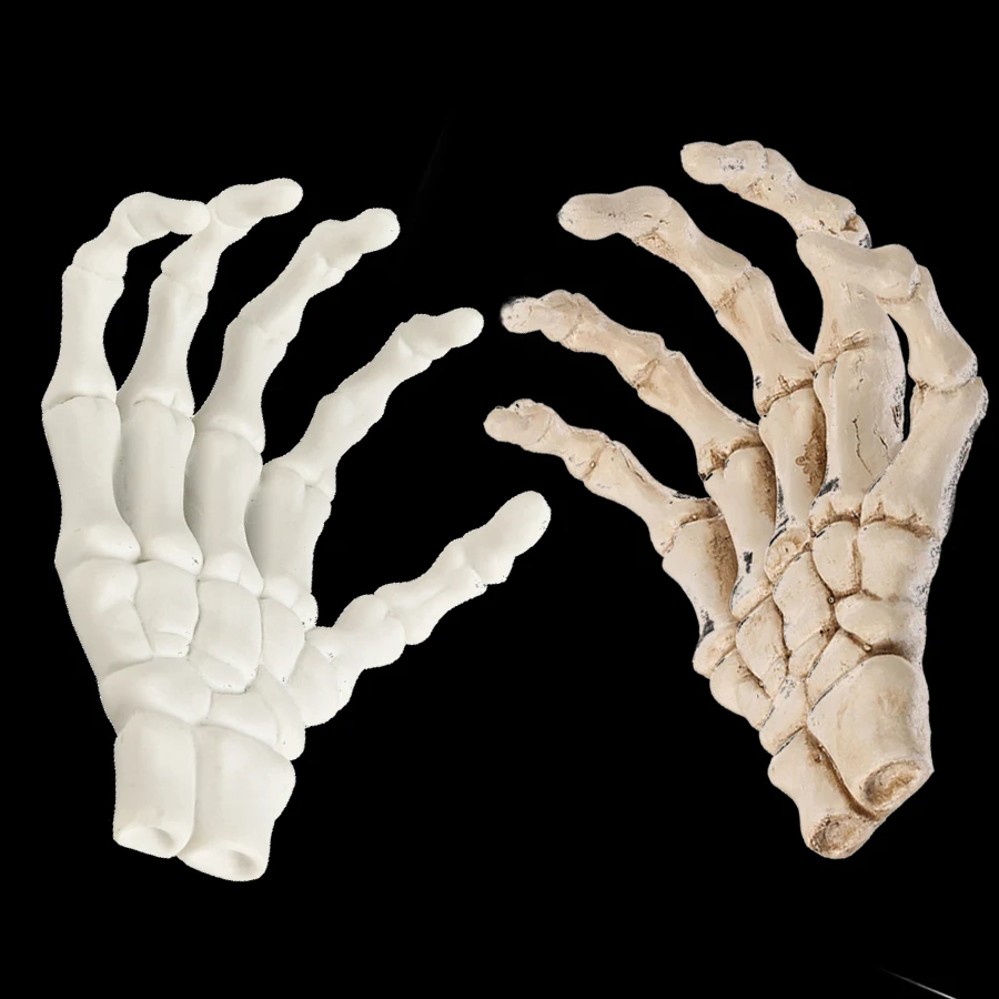 Human Hand bones Skull Resin Crafts Replica Medical Model Aquarium