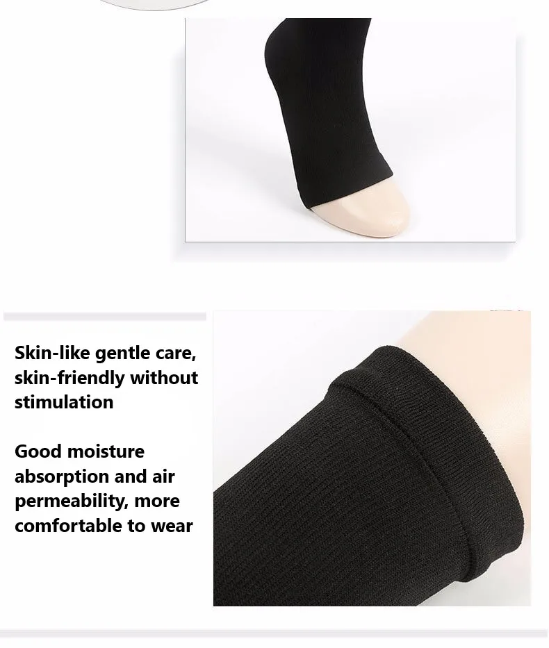 Спортивные эластичные компрессионные чулки для защиты лодыжки, поддерживающие суставы, теплые чулки для защиты ног