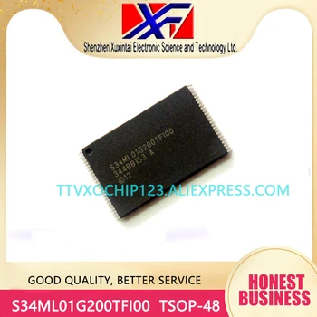 

10Pcs/Lot S34ML01G200TFI00 S34ML01G200 S34ML01GFLASH - NAND Memory IC 1Gb (128M x 8) Parallel TSOP -48