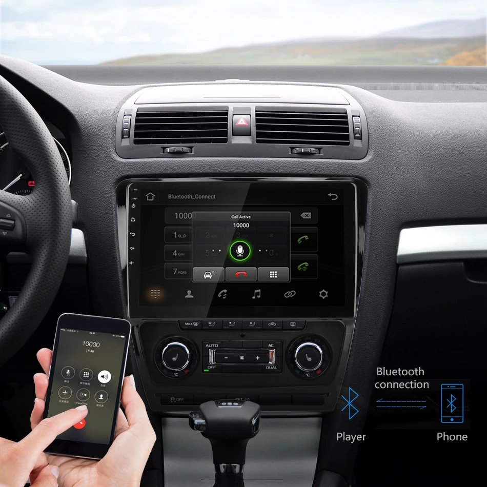 Best Jansite Android Car Radio for Skoda Octavia 2 A5 2008-2013 GPS navigation 4G Network WIFI audio player 2 din Radio Tuner 15