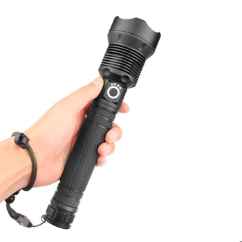 

Tactical Hunting Flashlight Led Torch Most Powerful Xhp70.2 Rechargeable Lantern Portable Waterproof Hand Lamp XHP50.2 Camp Lamp