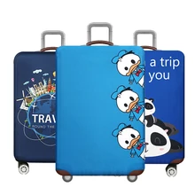 Эластичный Чехол для багажа с животными, дорожные аксессуары для багажа размером 18-32 дюйма, чехол Чехол для костюма, пылезащитный чехол для багажника на колесиках