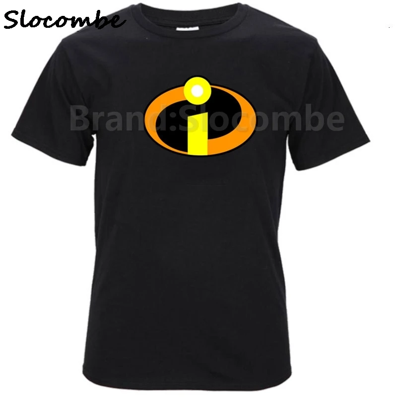 T Shirts FunnyMen's O-Neck 100% Cotton Short Sleeve The Incredibles Mens Costume T-Shirt Tee |
