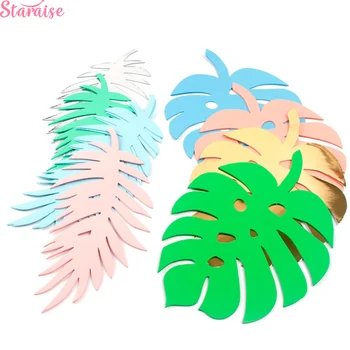 

Staraise Diy Monstera Artificial Palm Leaves Paper Plant Turtle Leaf Table Decoration Accessories Wedding Decoration For Home