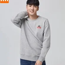 Xiaomi MITOWN LIFE Повседневная модная хлопковая толстовка с круглым вырезом хлопковая свободная Мужская и женская одежда с длинными рукавами удобная и теплая