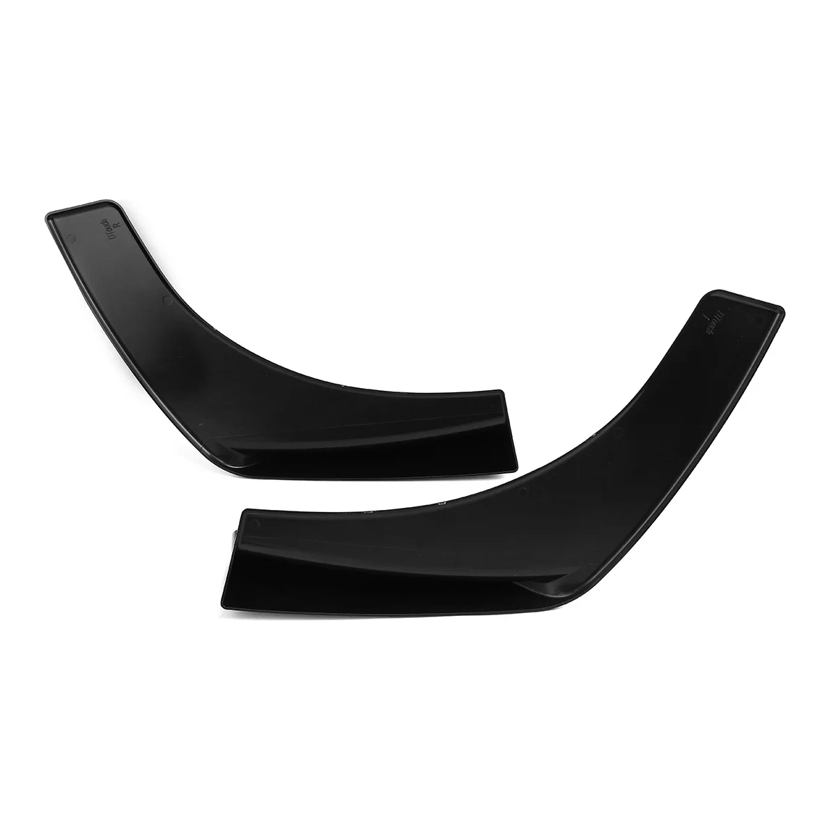 2x Black Universal Car Front Bumper Lip Deflector Diffuser Spoiler Splitter Canard Lip For BMW W204 E90 E92 For Benz For Audi A4