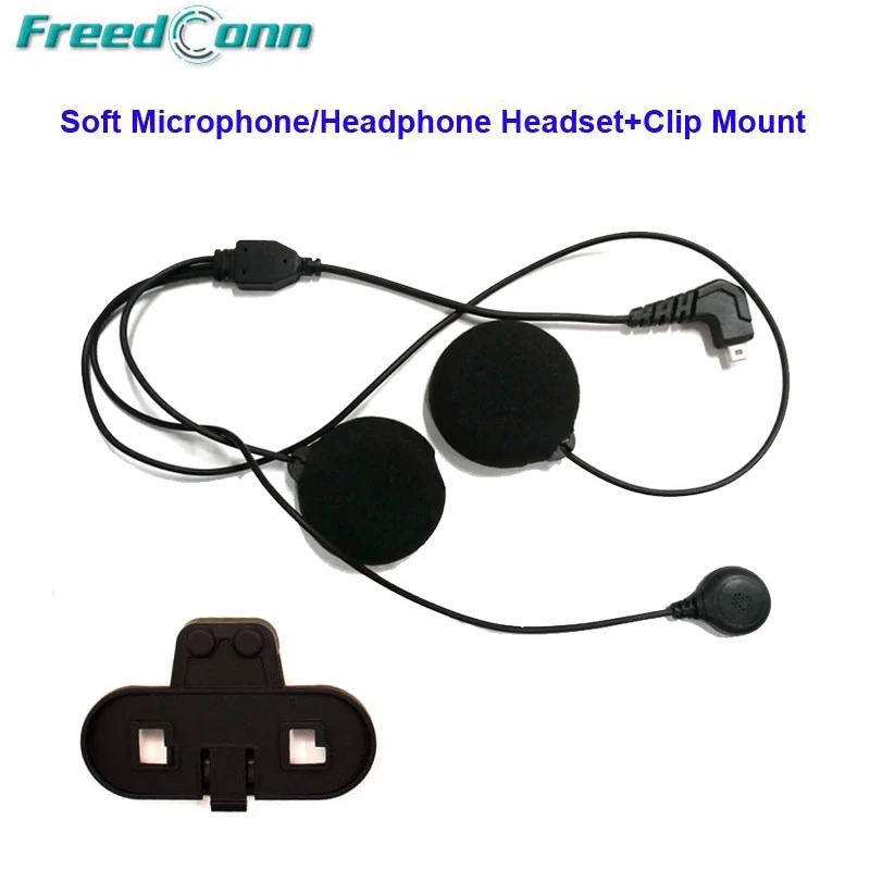 Бесплатная Доставка! Мотогарнитура Freedconn T-COMFM T-COMSC с Bluetooth для шлема мягкий