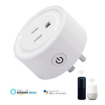

10pcs Smart Plug WiFi Socket Power Socket Outlet Switch EWelink App Smart Home Automation Plug Compatible With Alexa Google Home