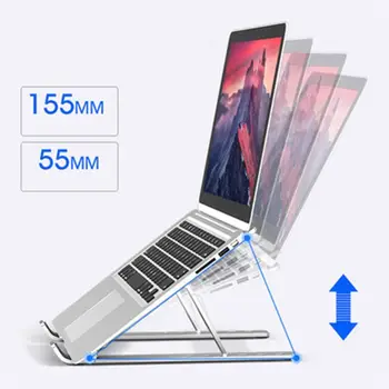 

6 Adjustable Height Laptop Stand Folding Tablet Stand Holder Desktop PC Mount