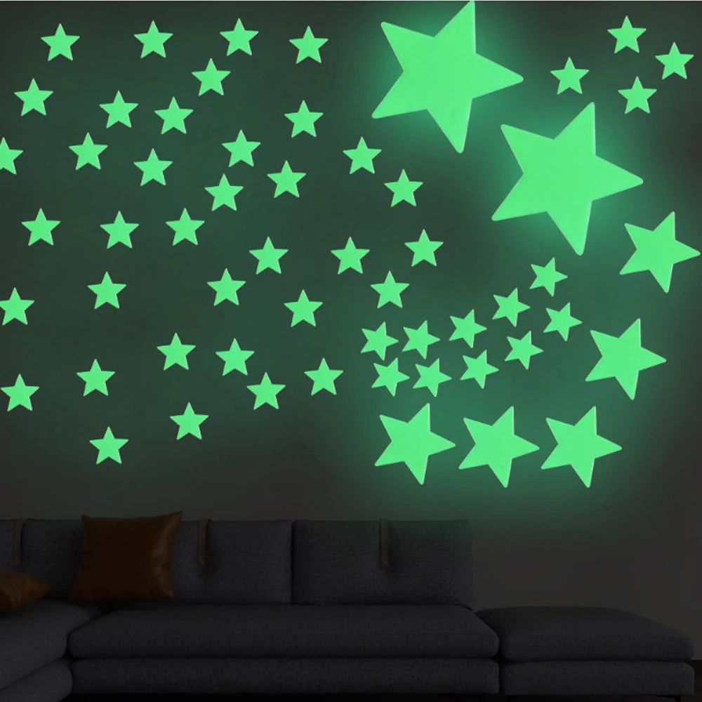 Glow In The Dark Wall Stickers Home Decor Room Decoration Sticker Decal