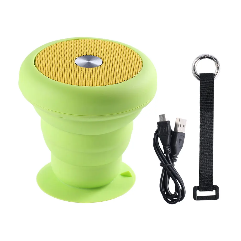 Bluetooth Speaker Mini Wireless Loudspeaker Crack LED TF USB Subwoofer bluetooth Speakers mp3 stereo audio music player hot