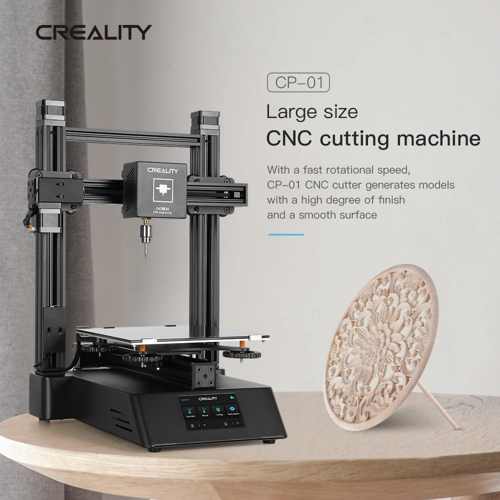 19 Creality 3d Printer Ender Cp 01 Fdm Upgraded Optional Can Laser Engraving Cnc Cutting 3d Printing Pla Abs Tpu Pva Wood Routers Aliexpress