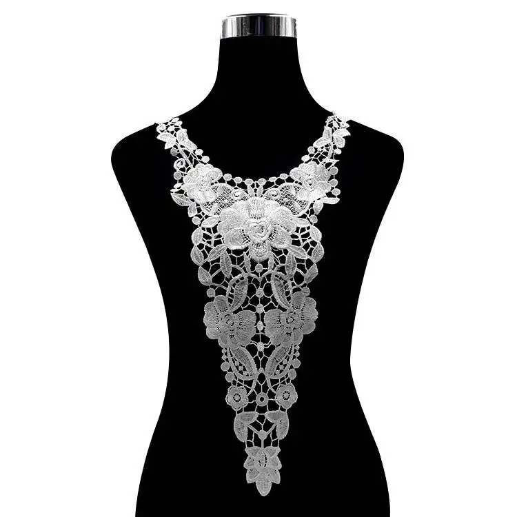 

embroidery neck collar diy fake detachable collars water-soluble women corsage three-dimensional lace accessories