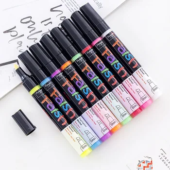 

8-color electronic fluorescent board 6MM fluorescent pen multi-color advertising blackboard 1080-8 fluorescent watercolor pen